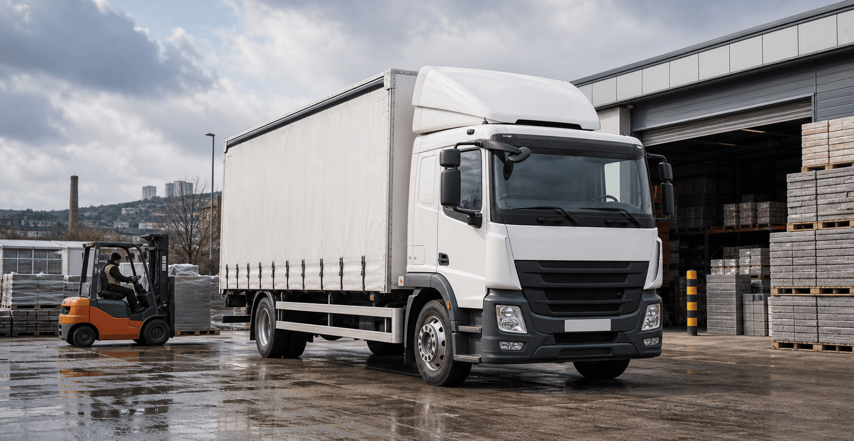 Self-drive truck available for heavier transport in Oldham